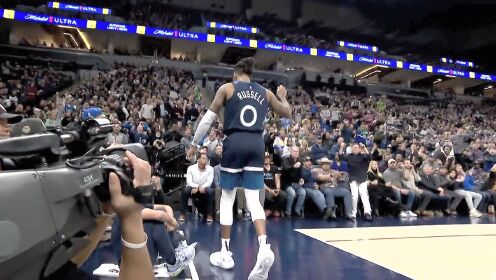 《NBA全场集锦》贝弗利鬼手一掏断球维金斯 拉塞尔借势反击打成2+1