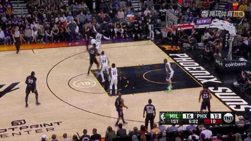 《菲尼克斯太阳》【球星】艾顿vs雄鹿集锦 高效砍下全场最高27分 被保罗喂得白白胖胖