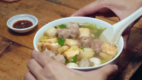 潮州独一份的豆干丸汤，鲜香爽滑嚼劲十足