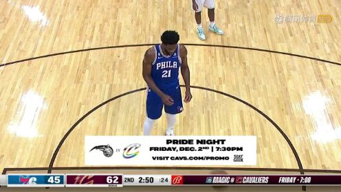 《NBA骑士》 NBA常规赛：76人vs骑士第2节 英文解说回放