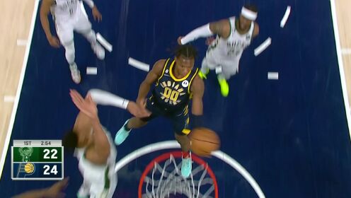 《NBA全场集锦》快刀斩乱麻！马图林假动作晃开防守突破上篮打进