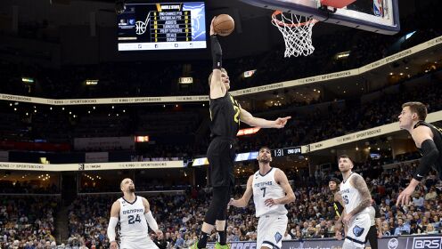 《NBA全场集锦》【球星】马尔卡宁vs灰熊集锦 空砍21+8大帽JJJ