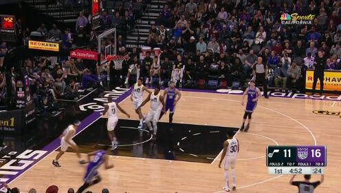 《NBA全场集锦》连续开火无解输出！默里三记三分球扩大比分优势