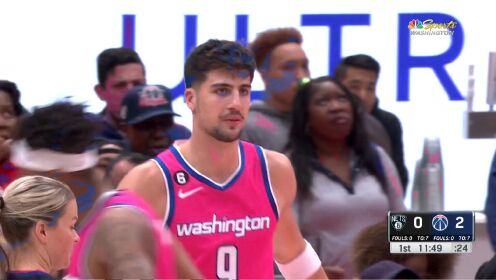 《NBA全场集锦》主场作战气势如虹 阿夫迪亚开场2+1波尔津吉斯滑翔劈扣