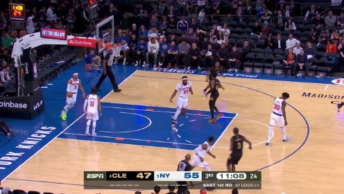 《NBA全场集锦》强势追分打停尼克斯！加兰与莫布利相互成全连取四分