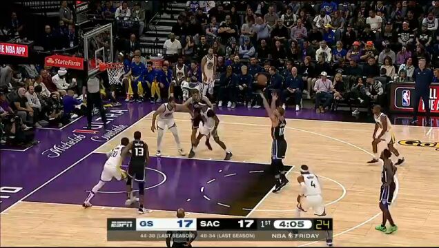 NBA常规赛：勇士vs国王二路任冉朱毅鹏解说全场回放