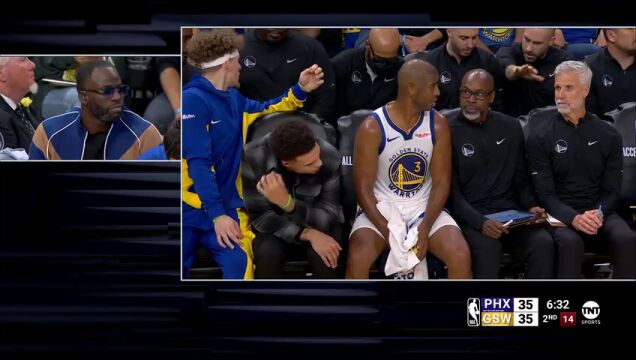 NBA揭幕战：太阳vs勇士第2节英文原声回放