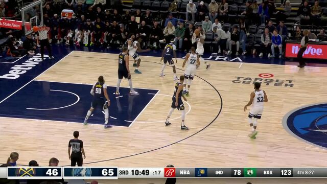 秦王绕柱！老康利活用戈贝尔掩护觅得三分出手良机