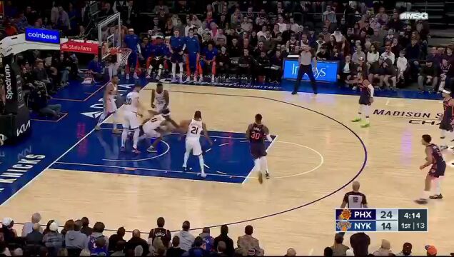 太阳vs尼克斯第1节中文解说回放