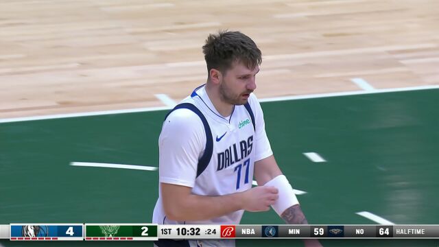 独行侠vs雄鹿五佳球 字母哥反击追帽残忍无情