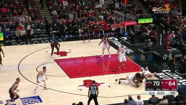 怀特vs热火集锦 拿下全队最高20分难救主