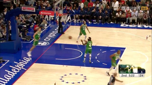 NBA：双探花&登帝缺阵 绿军双杀76人