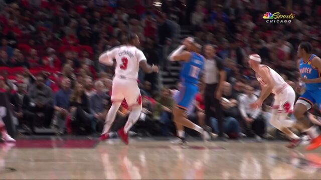 NBA常规赛：雷霆vs公牛第1节中文解说回放