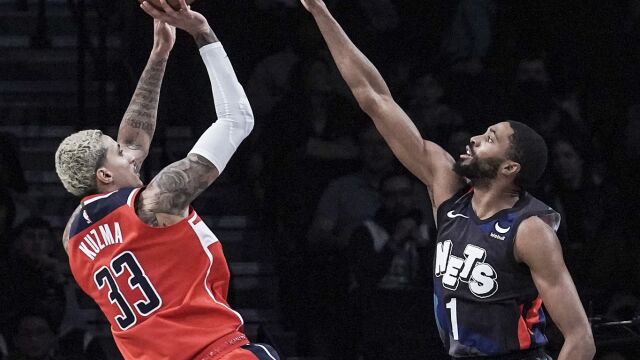 奇才94-102篮网 布里奇斯27+13篮网五人上双力克奇才
