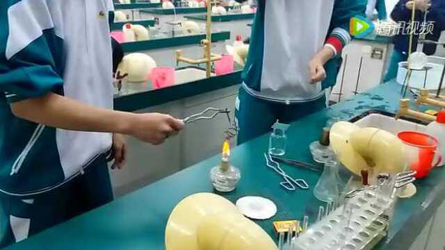 镁条在氮气中燃烧_腾讯视频