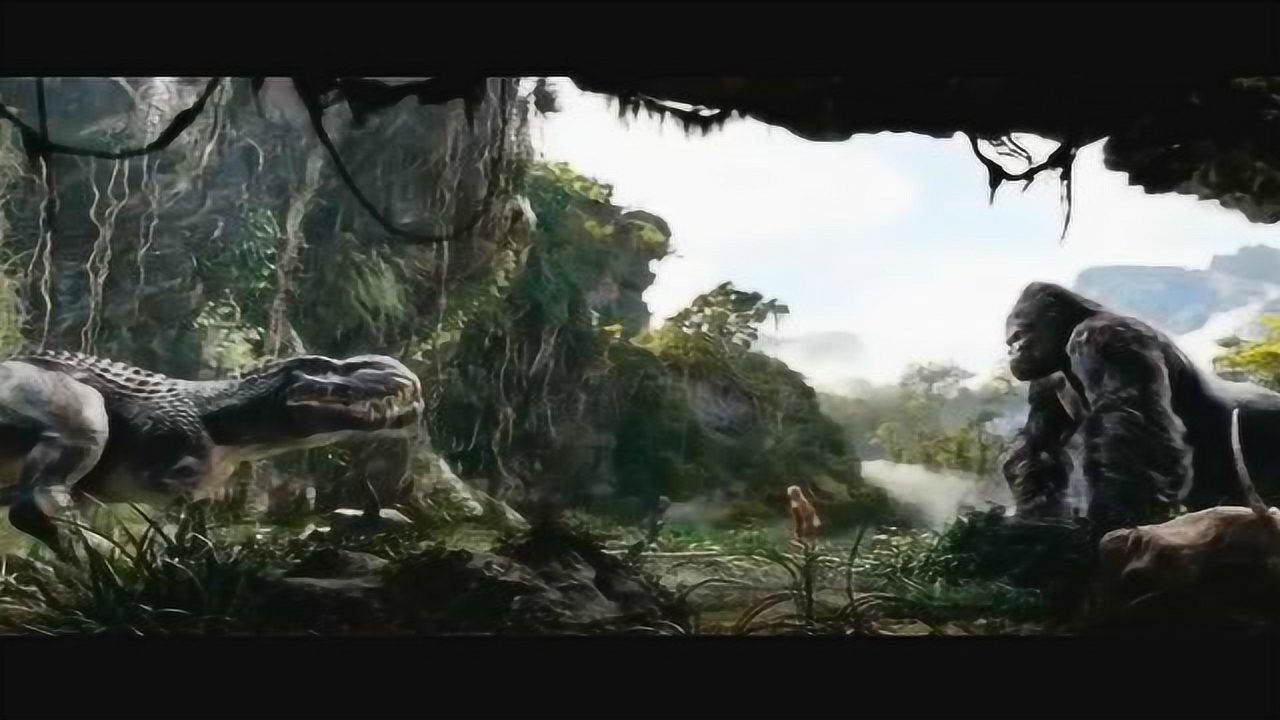 好莱坞经典巨兽之战金刚vs霸王龙_腾讯视频