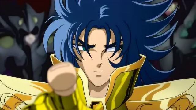 圣斗士冥王篇银河星爆幻胧拳加隆单挑三巨头拉达曼迪斯