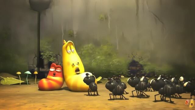 larva放屁虫爆笑动画片这个故事教会我们千万别惹蚂蚁