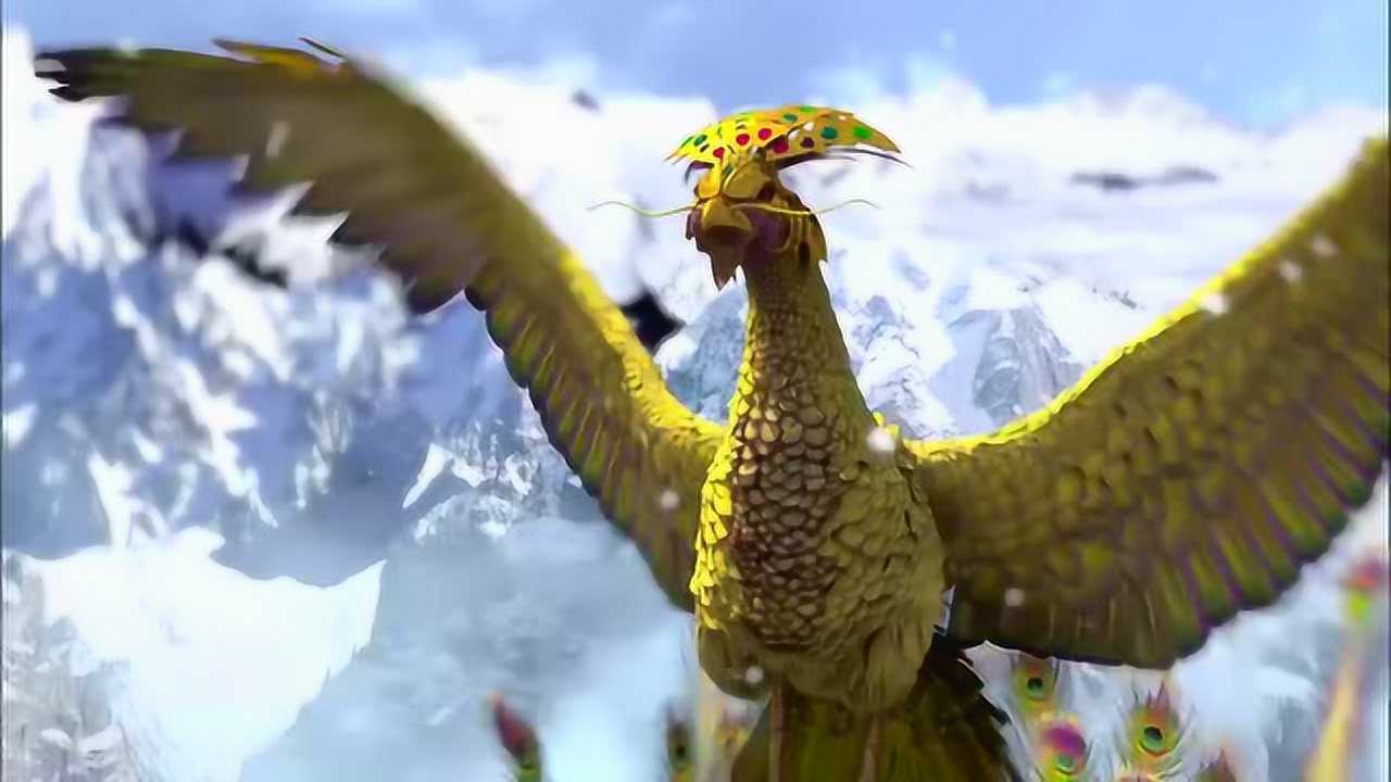 上古怪兽孔雀诞生时异常凶猛,专吃人类桀骜不驯