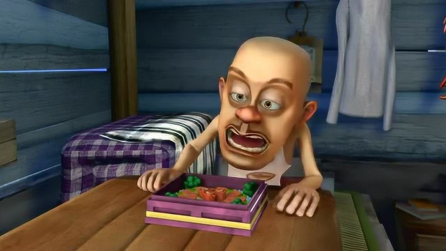 熊出没:强哥好不容易甩掉肥波猫 却迎来了熊熊 都是鱼片造成的