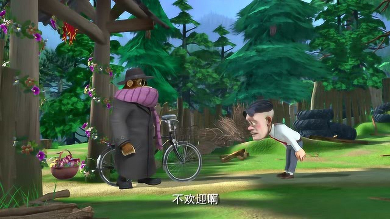 熊出没 光头强迎接李老板