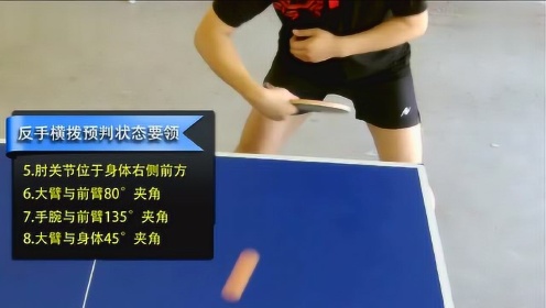 乒乓球反手教学视频