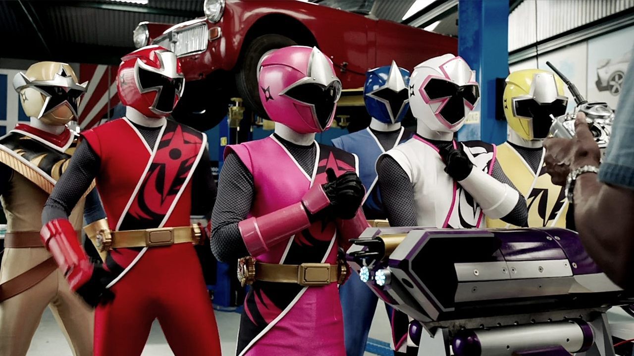 超能忍者战队集结巨能佐德合体消灭大怪兽