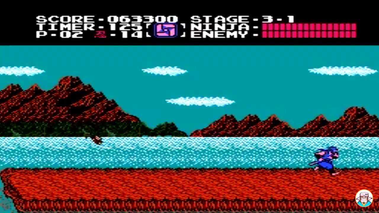 fc游戏 忍者龙剑传1代通关_腾讯视频