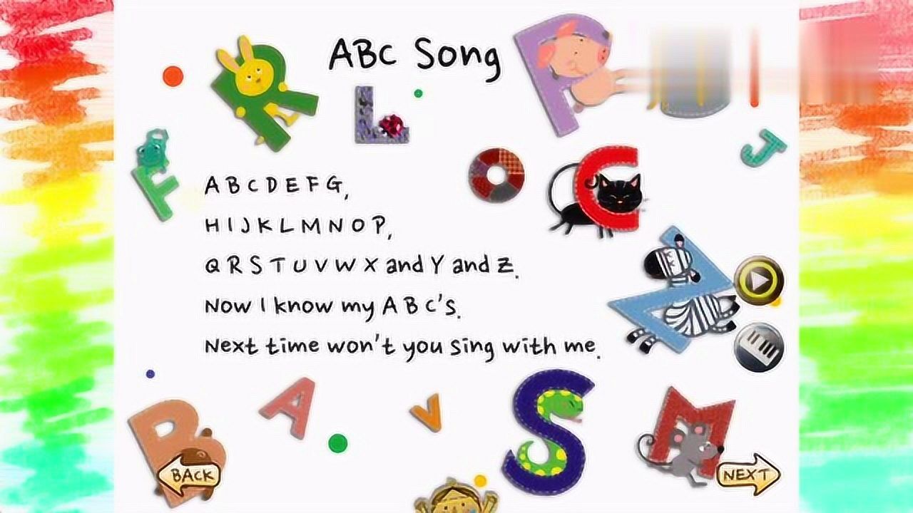 海底小縱隊唱兒歌學英文字母歌abc親子早教英語歌曲