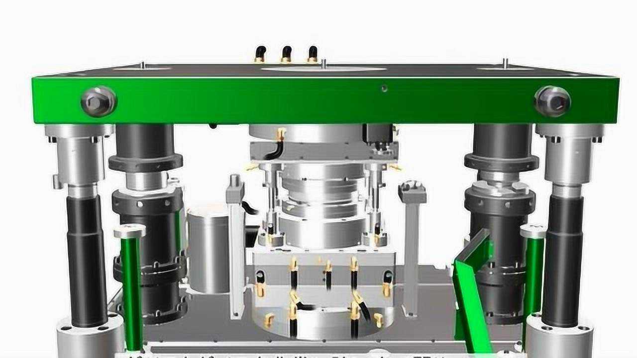 冲压行业联盟冷锻模具及冷锻级进模3d动画