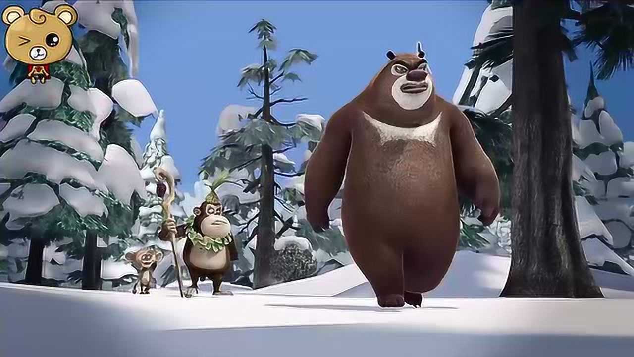 熊出没3不然烧了林子要蹲监狱最后光头强又被熊整了