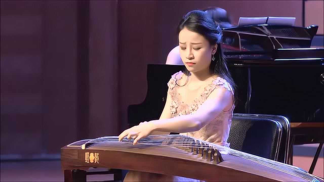 筝曲欣赏周诗瑶演奏古筝曲枫桥夜泊