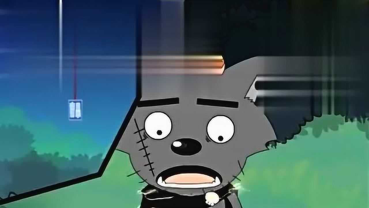 喜羊羊与灰太狼灰太狼被小羊们绑在烟花上