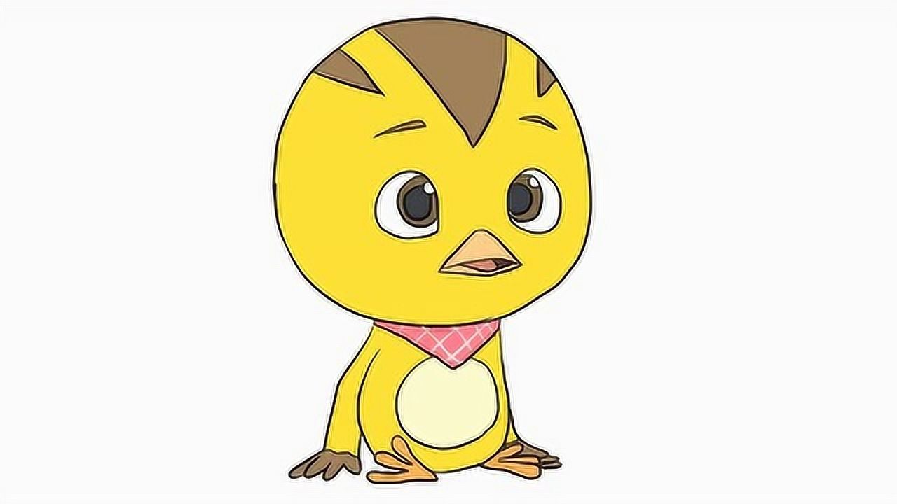 萌鸡小队之难过委屈的麦奇儿童亲子简笔画