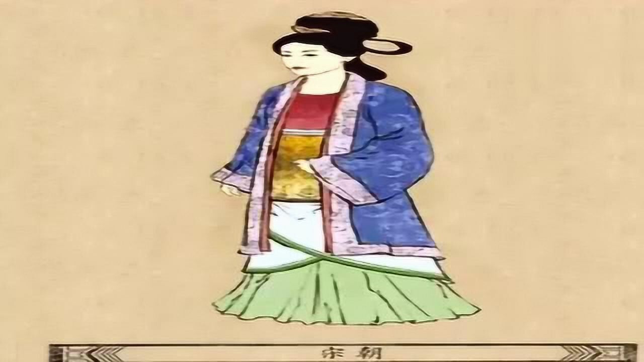 历史回顾:中国各个朝代女子的服饰演变,宋朝的服装好美!_高清1080P在线观看平台_腾讯视频
