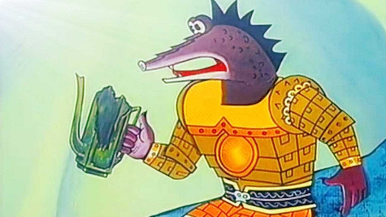 葫芦娃:鳄鱼头领自以为是,看不起金刚,把通风报信的小妖揍了一顿