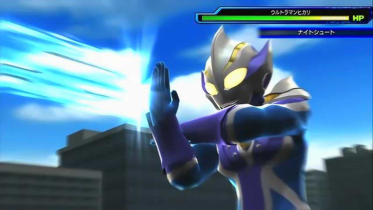 科学家希卡利奥特曼格斗 猎手骑士剑 奥特光线