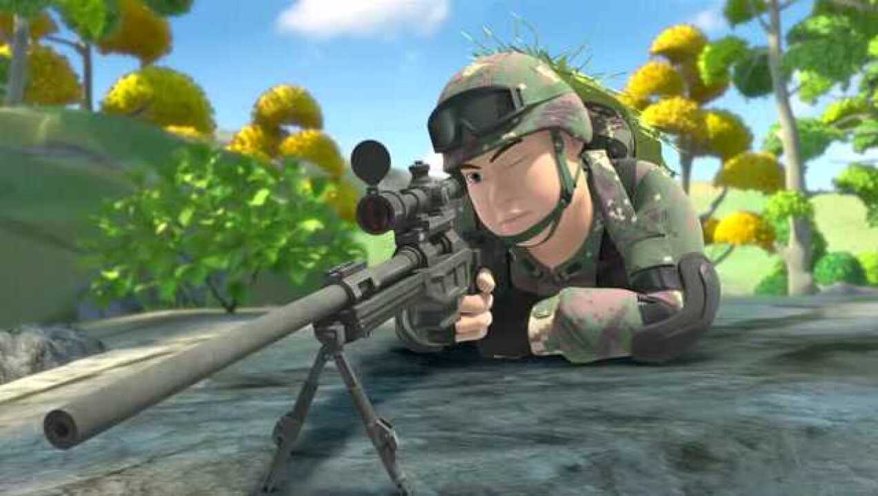 《聪明的顺溜》高超以路牌为坐标,天气干燥可见度高,射击条件良好