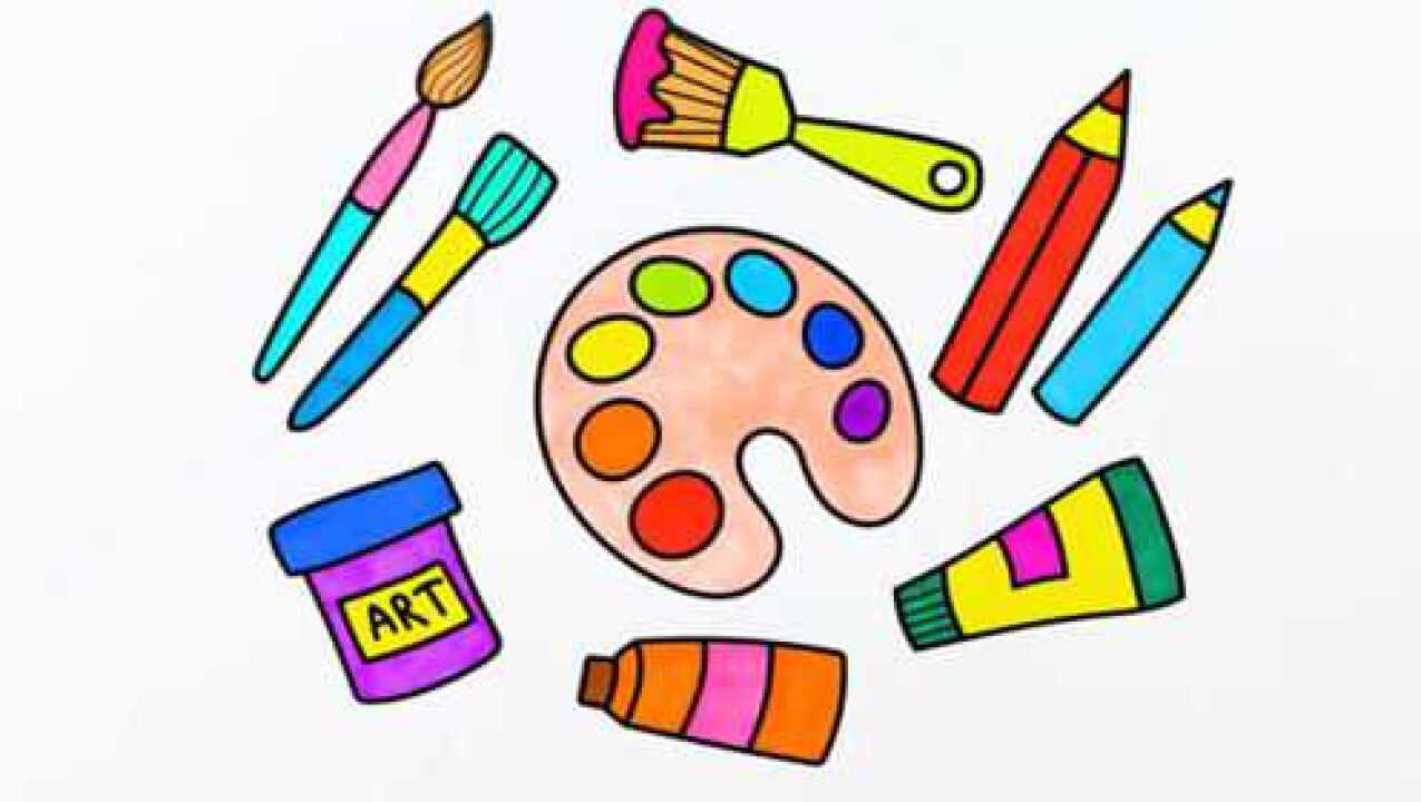 美术用品简笔画儿歌