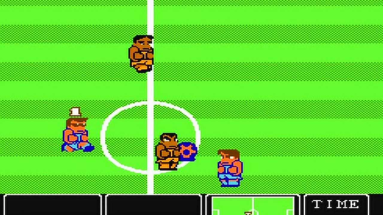 小握解说fc热血足球2美版门将神扑巴西队必杀球