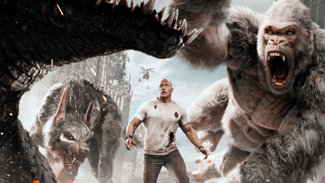 狂暴巨兽巅峰对决,变异大猩猩对战史前巨鳄.为了朋友两肋插刀!