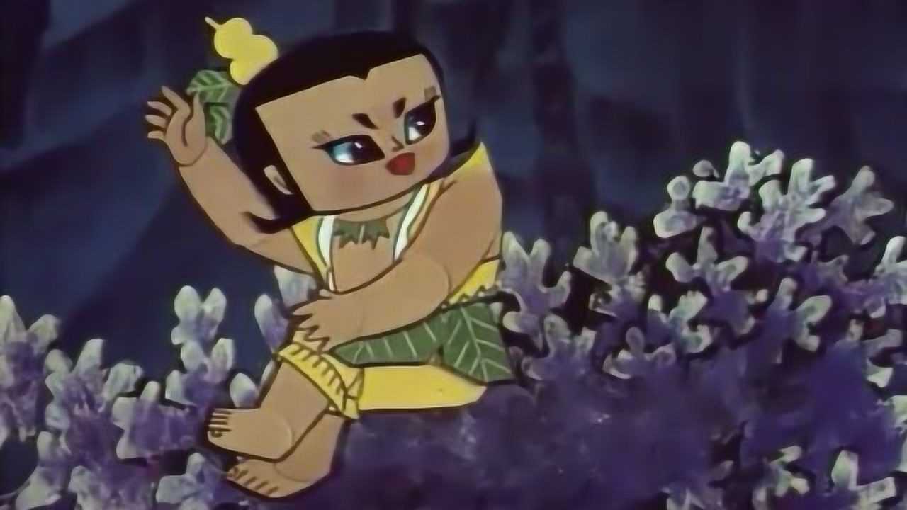 葫芦兄弟蛇精有一把刚柔阴阳剑以柔克刚死死的缠住三娃