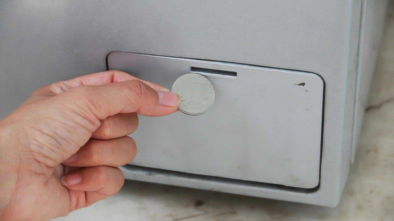 波轮洗衣机卡硬币图解图片