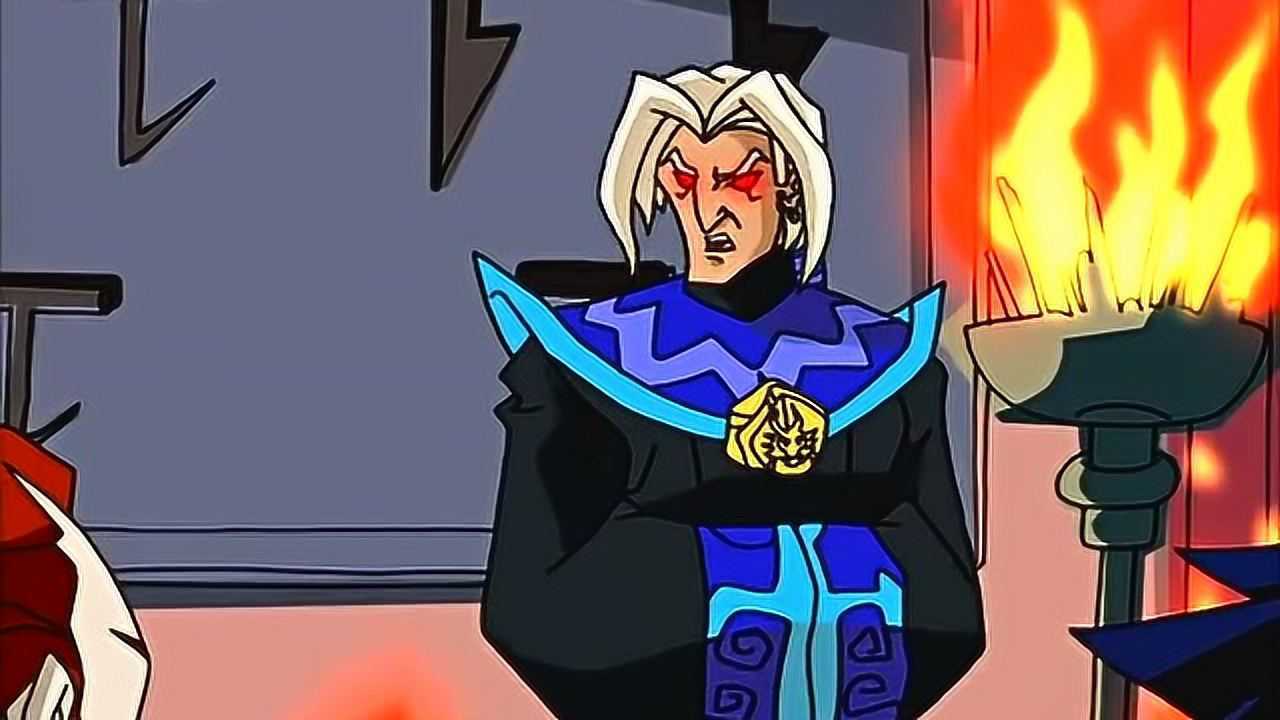 成龙历险记,瓦龙被圣主强行入体,并给他穿上了奇怪的裙子