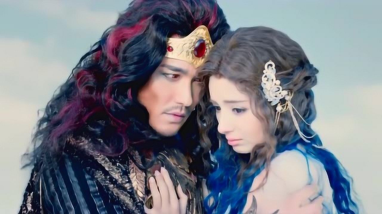 美人鱼得到火王的爱,滴泪成珠