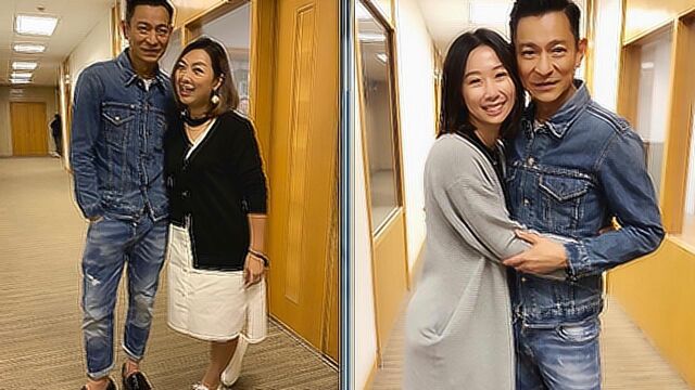 刘德华被女粉丝搂腰合影 57岁依然时尚帅气