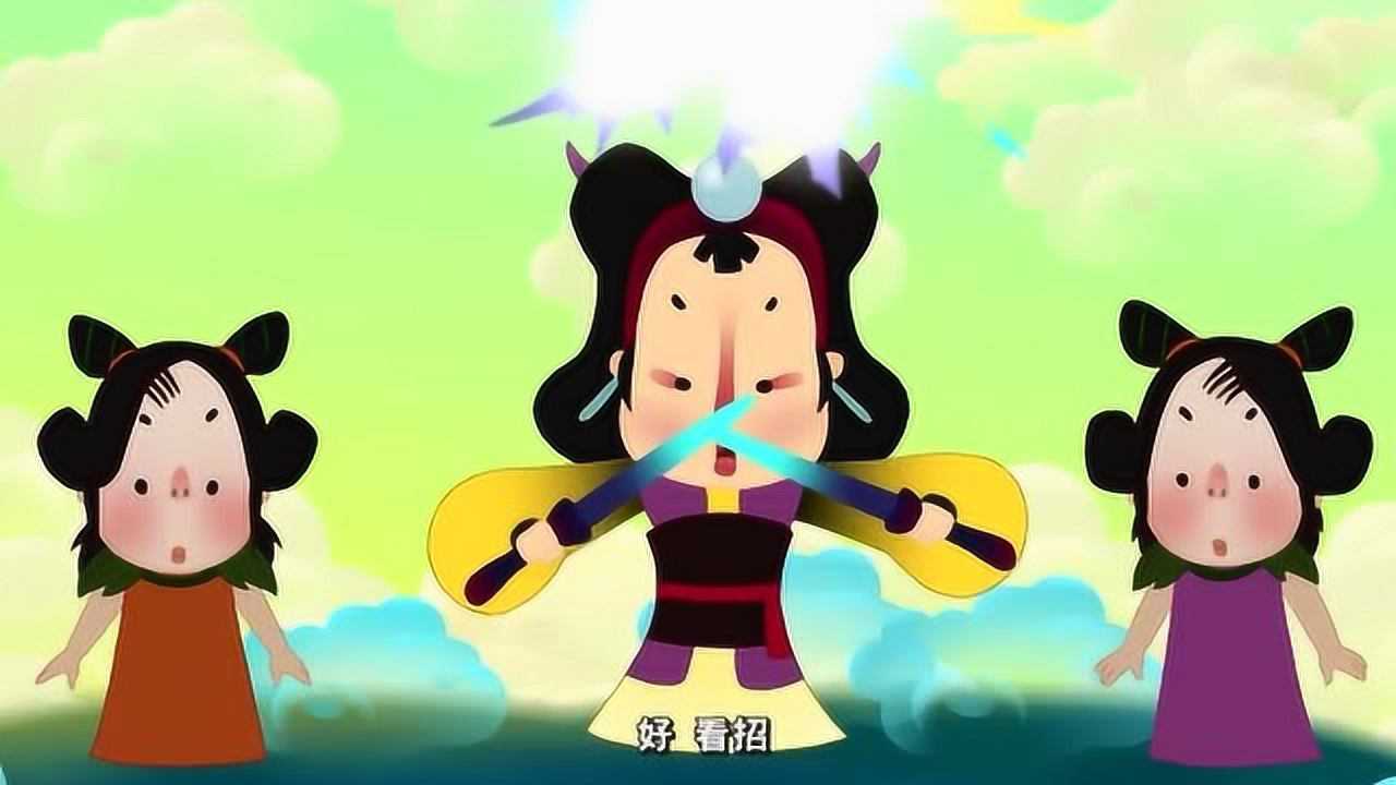 西游记的故事:铁扇公主找孙悟空算账,还真有不怕电光宝剑的!