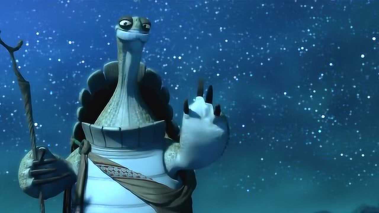 乌龟大师让他相信阿宝,可他根本听不进去,完全看不起他_电影_高清1080