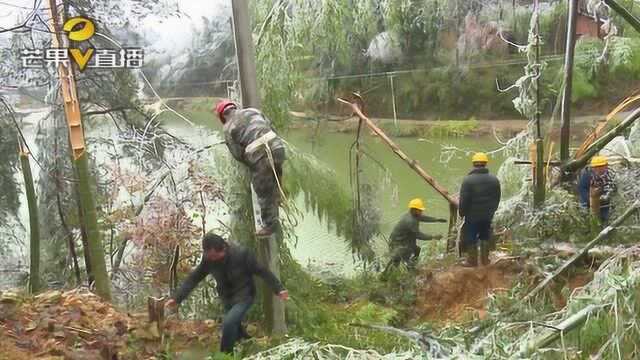 邵阳武冈:电力职工全力以赴抗灾,保障山区2万群众正常供电