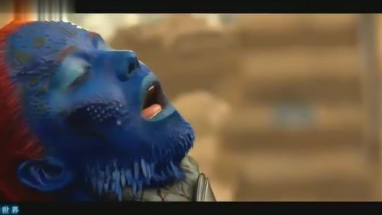 X战警魔形女变身灵蝶救快银,被天启一眼看穿_腾讯视频